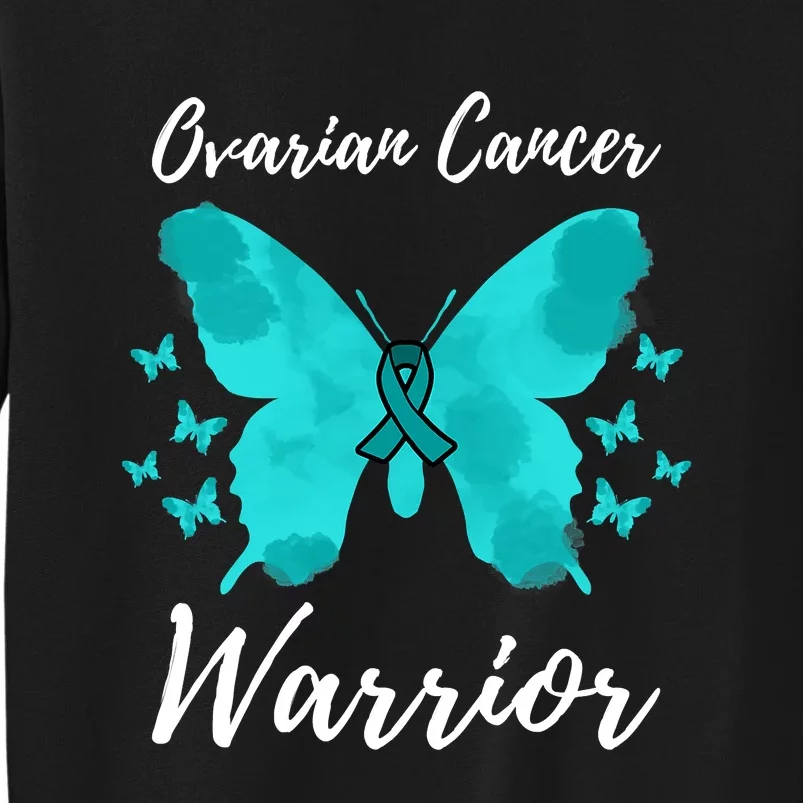 Funny Ovarian Cancer Warrior Ovarian Cancer Awareness Sweatshirt