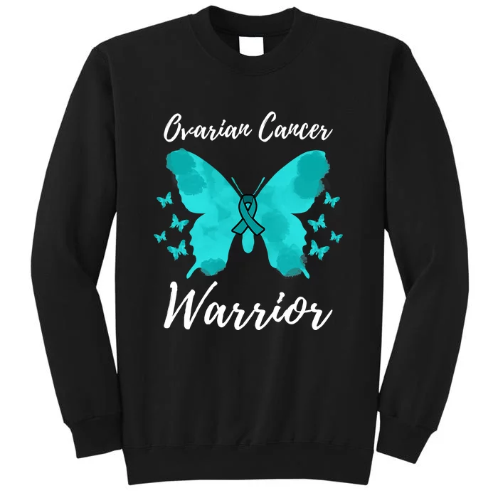 Funny Ovarian Cancer Warrior Ovarian Cancer Awareness Sweatshirt