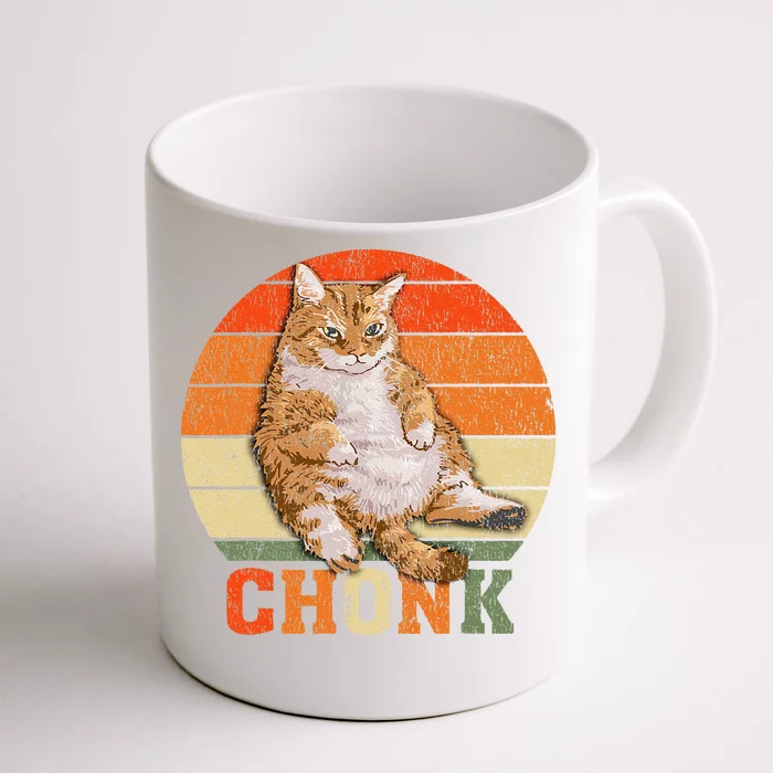 Funny Overweight Chubby Chonk Cat Meme Memes Coffee Mug | TeeShirtPalace