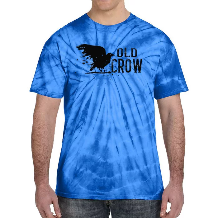 Funny Old Crow For Funny Birthdays And Halloween Tie-Dye T-Shirt