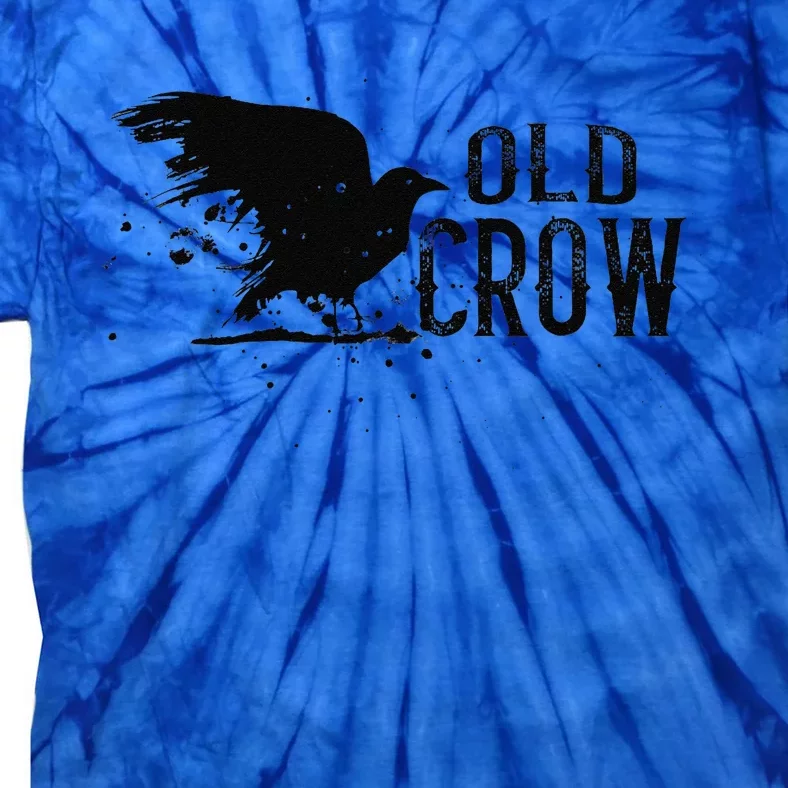 Funny Old Crow For Funny Birthdays And Halloween Tie-Dye T-Shirt