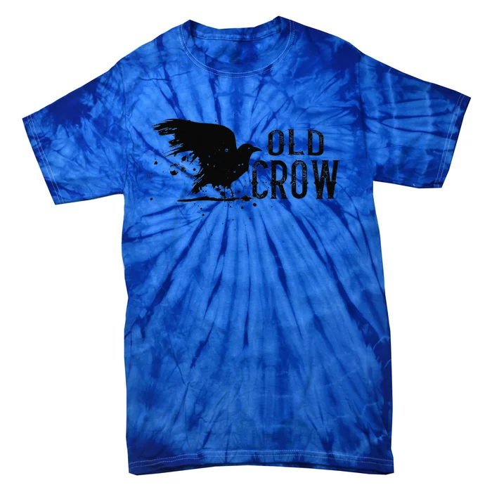 Funny Old Crow For Funny Birthdays And Halloween Tie-Dye T-Shirt