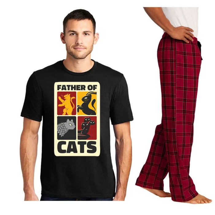 Father Of Cats Funny Pajama Set