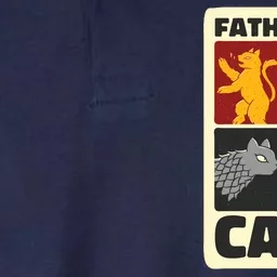 Father Of Cats Funny Softstyle Adult Sport Polo