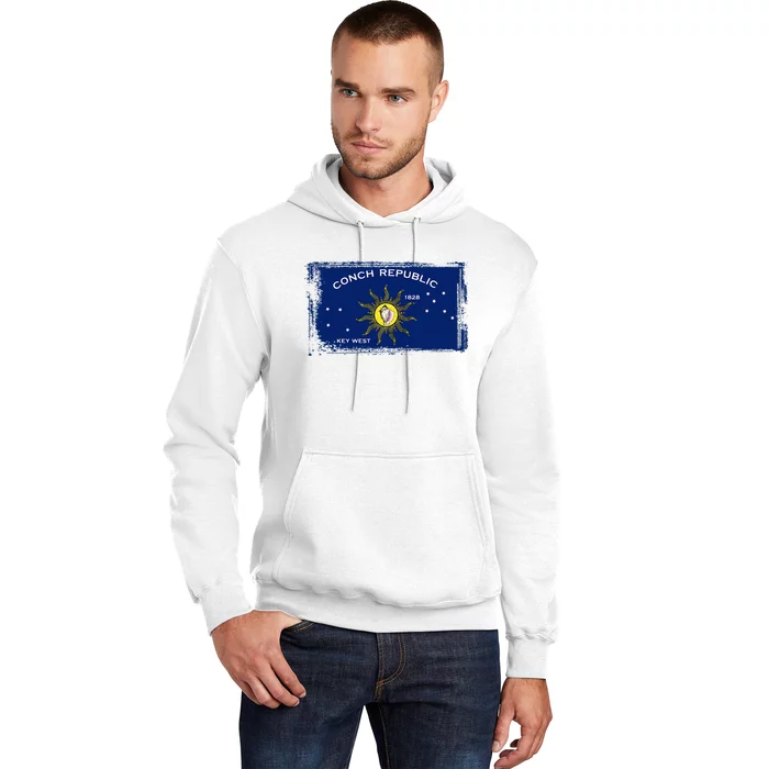 Flag Of Conch Republic Funny Key West Florida Hoodie