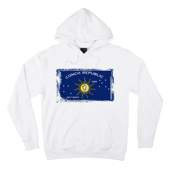 Flag Of Conch Republic Funny Key West Florida Hoodie