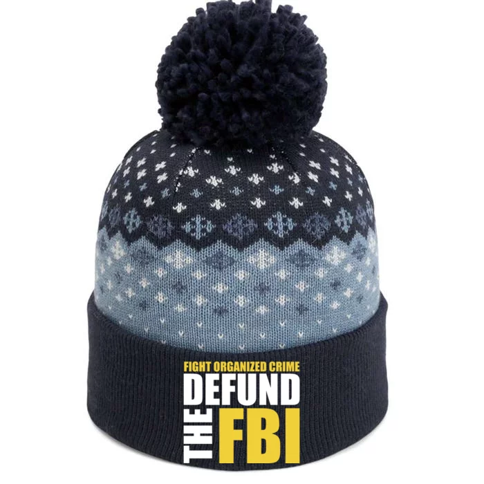 Fight Organized Crime Defund The FBI The Baniff Cuffed Pom Beanie