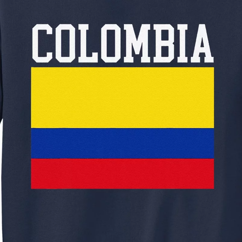 Flag Of Colombia Sports Athletics Left Side Sweatshirt