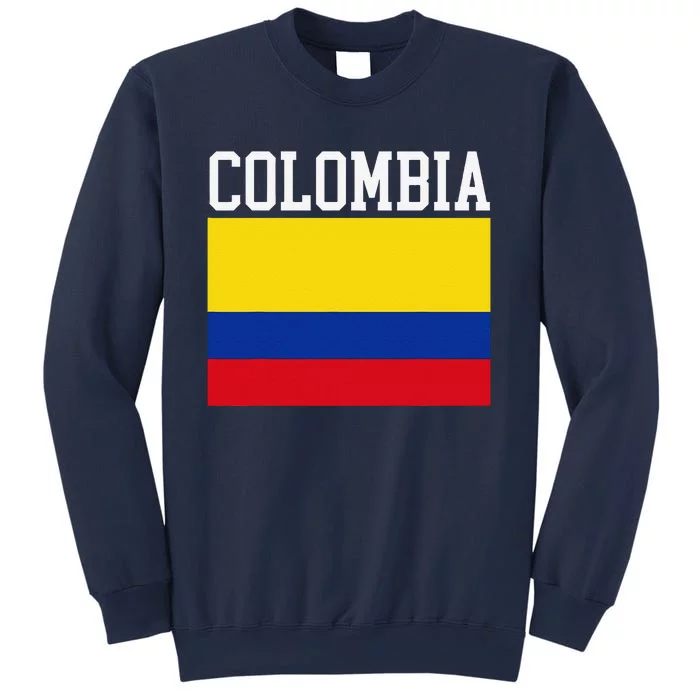 Flag Of Colombia Sports Athletics Left Side Sweatshirt