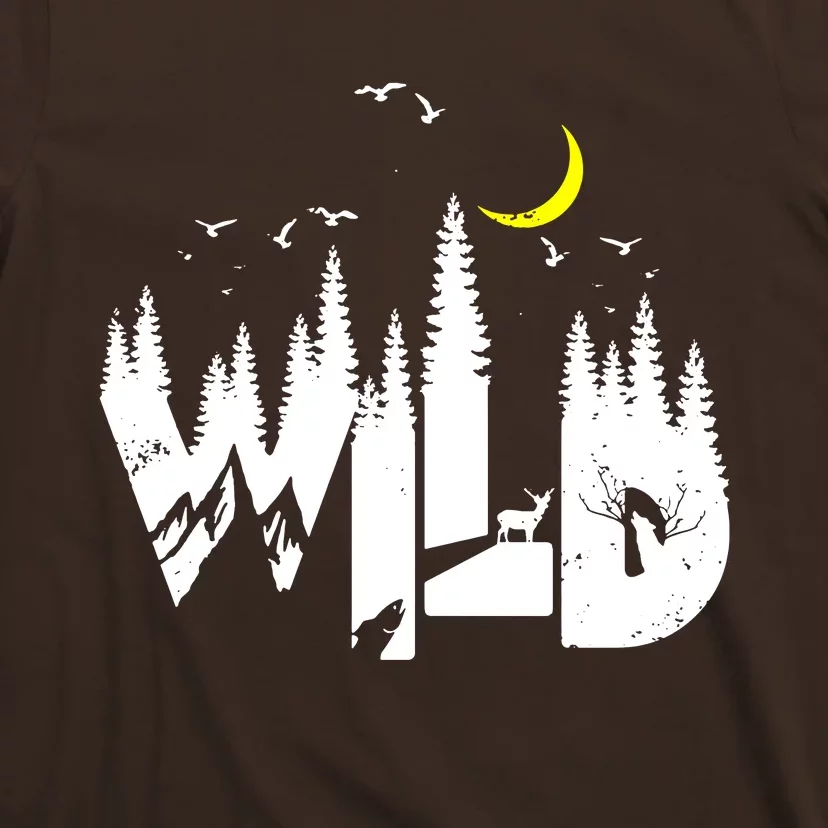 Family Outdoor Camping Trip Wildlife Camp T-Shirt