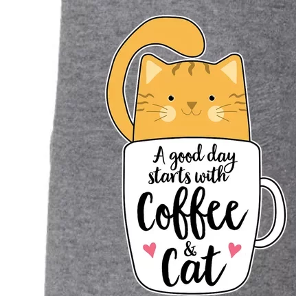 Funny Orange Cat Coffee Mug Cat Lover Doggie 3-End Fleece Hoodie