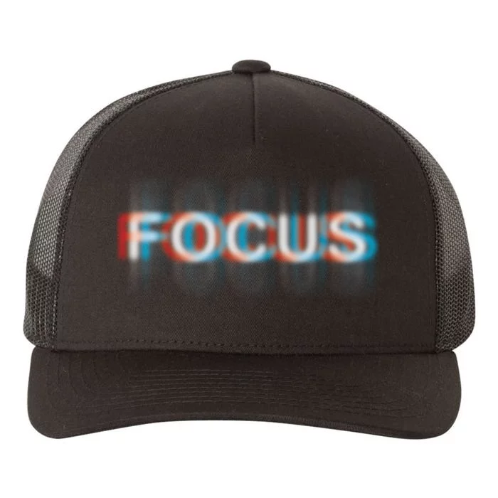 Focus Yupoong Adult 5-Panel Trucker Hat