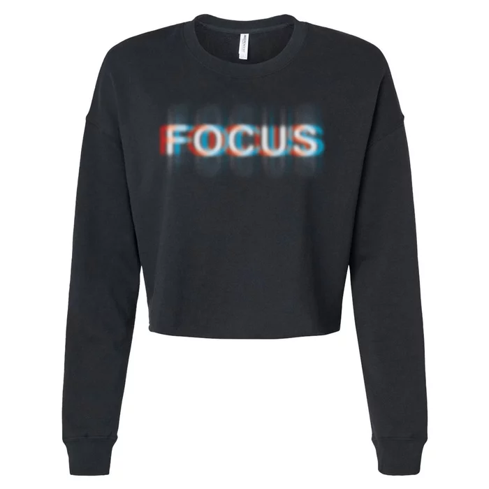 Focus Cropped Pullover Crew