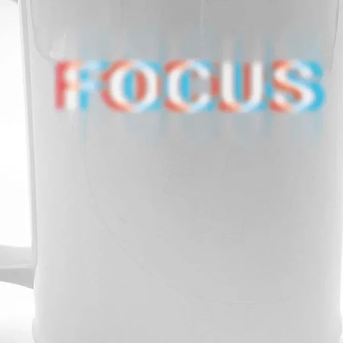 Focus Front & Back Beer Stein