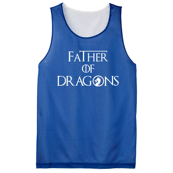 Father Of Dragons Funny Gift Fathers Day Best Gift For Dad Gift Mesh Reversible Basketball Jersey Tank