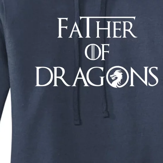 Father Of Dragons Funny Gift Fathers Day Best Gift For Dad Gift Women's Pullover Hoodie