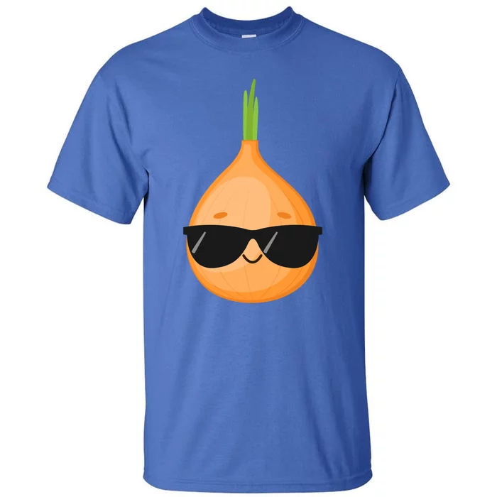 Funny Onion Dad Sunglasses Vegetable Fathers' Day Gardener Meaningful Gift  Tall T-Shirt