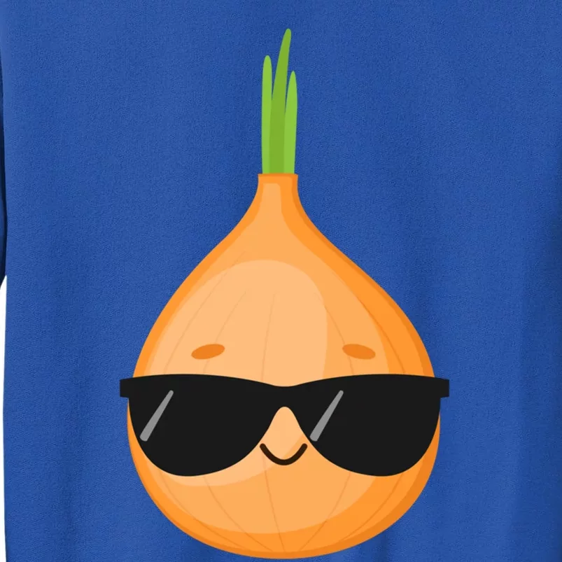 Funny Onion Dad Sunglasses Vegetable Fathers' Day Gardener Meaningful Gift Tall Sweatshirt