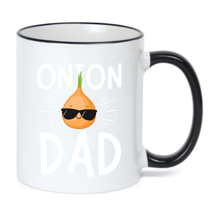 Funny Onion Dad Vegetable Fathers' Day Gardener Lover Gift Black Color Changing Mug