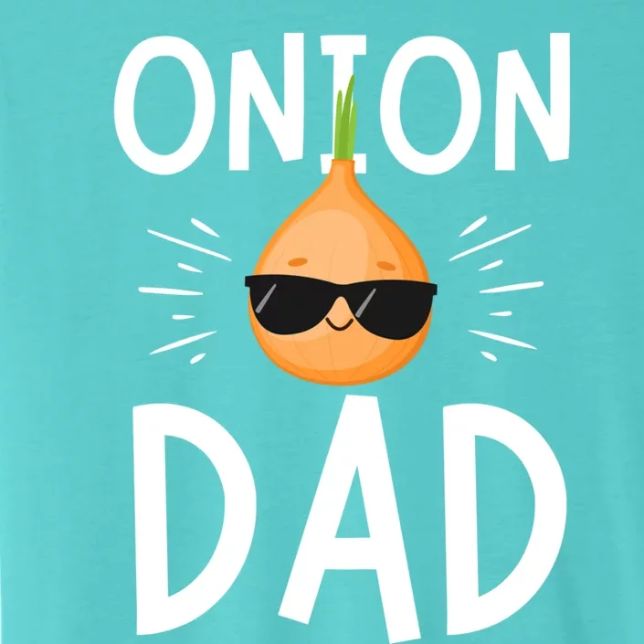 Funny Onion Dad Vegetable Fathers' Day Gardener Lover Gift ChromaSoft Performance T-Shirt