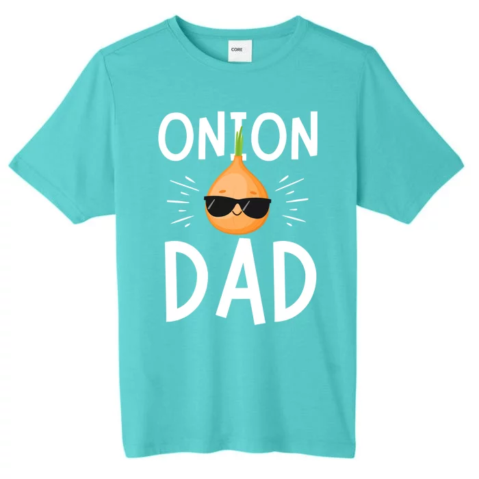 Funny Onion Dad Vegetable Fathers' Day Gardener Lover Gift ChromaSoft Performance T-Shirt