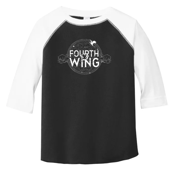 Fly Or Die Fourth Wing Funny Dragon Toddler Fine Jersey T-Shirt