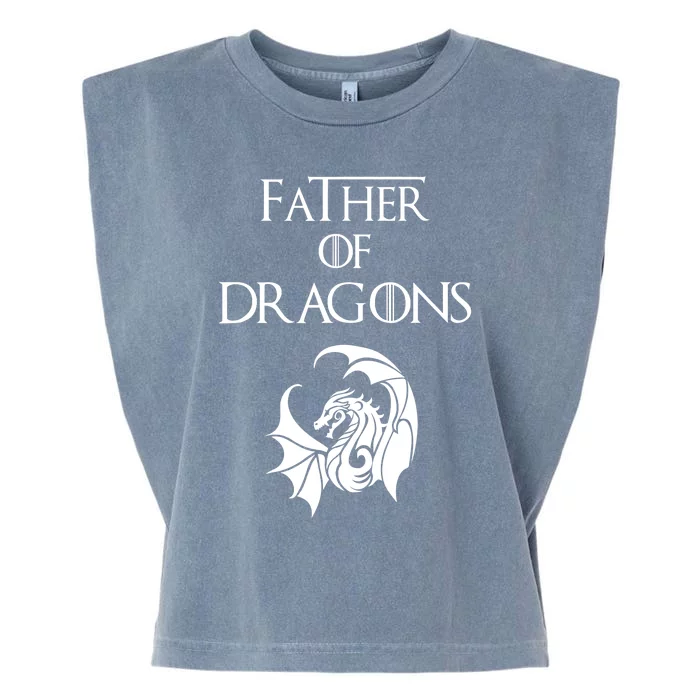 Father of Dragons Garment-Dyed Women's Muscle Tee