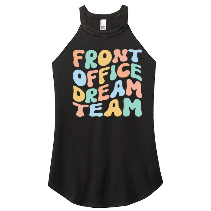 Front Office Dream Team School Secretary Squad Crew Elementa Women’s Perfect Tri Rocker Tank