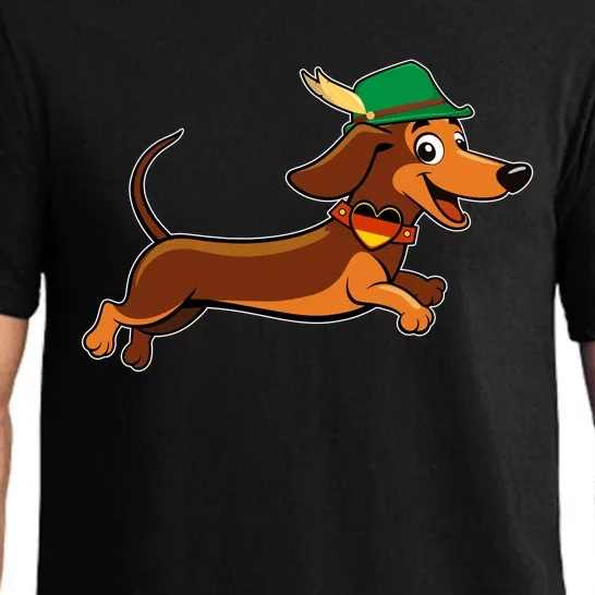 Funny Oktoberfest Dachshund Pajama Set