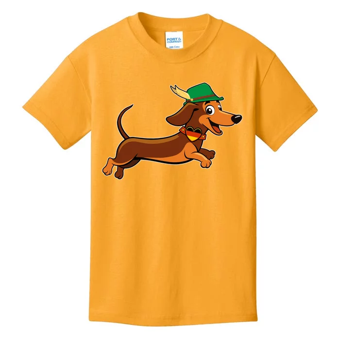 Funny Oktoberfest Dachshund Kids T-Shirt