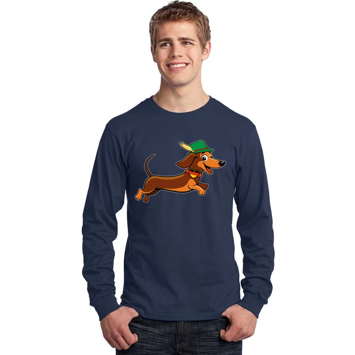 Funny Oktoberfest Dachshund Tall Long Sleeve T-Shirt