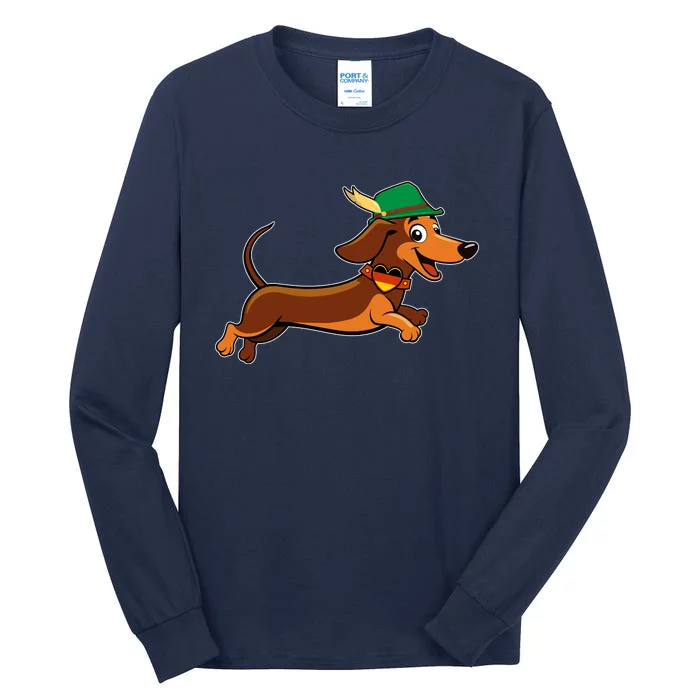 Funny Oktoberfest Dachshund Tall Long Sleeve T-Shirt