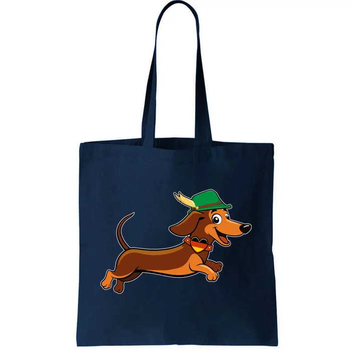 Funny Oktoberfest Dachshund Tote Bag