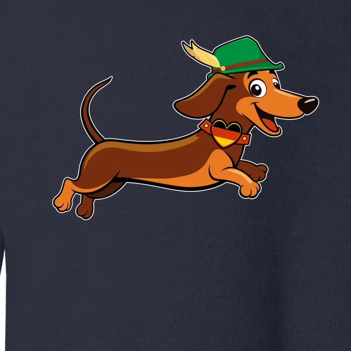 Funny Oktoberfest Dachshund Toddler Sweatshirt