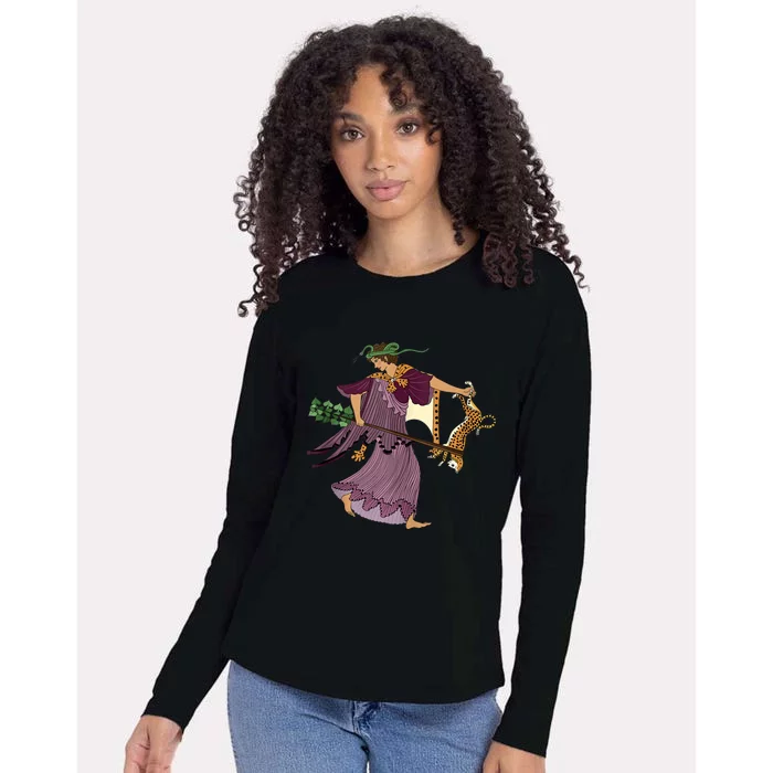 Follower Of Dionysos: Maenad Womens Cotton Relaxed Long Sleeve T-Shirt