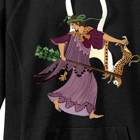 Follower Of Dionysos: Maenad Women's Fleece Hoodie