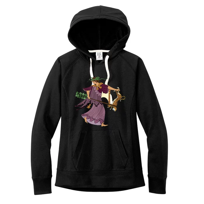 Follower Of Dionysos: Maenad Women's Fleece Hoodie