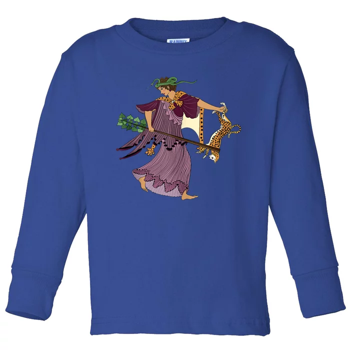 Follower Of Dionysos: Maenad Toddler Long Sleeve Shirt