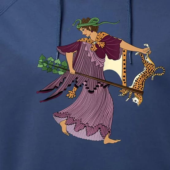 Follower Of Dionysos: Maenad Performance Fleece Hoodie