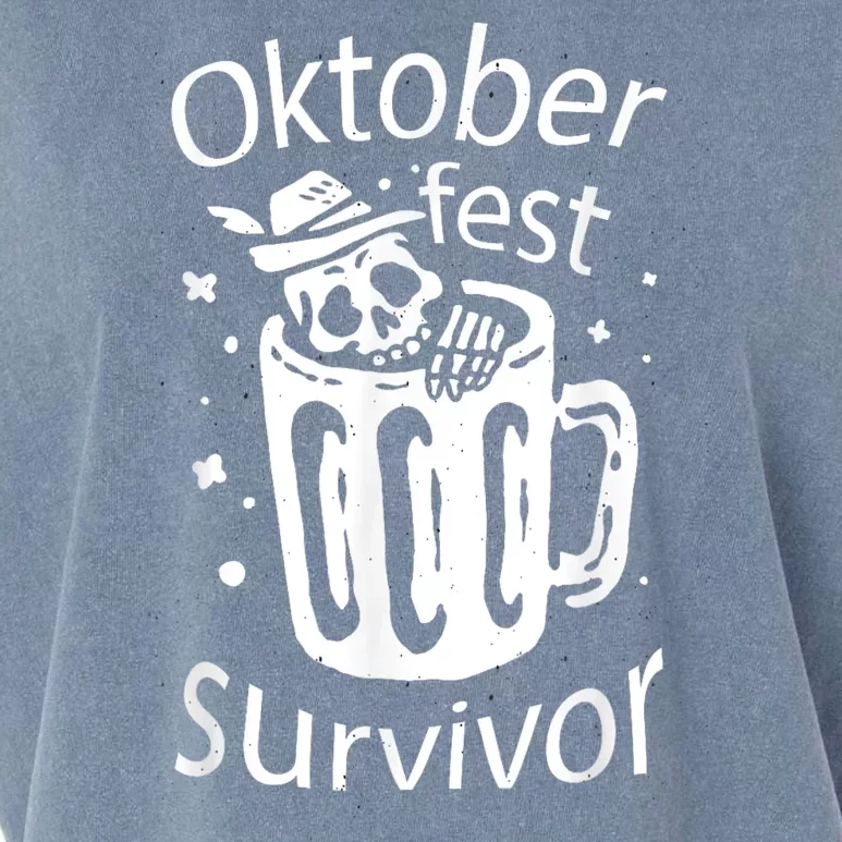 Fun Oktoberfest Design For Oktoberfest Lovers Garment-Dyed Women's Muscle Tee