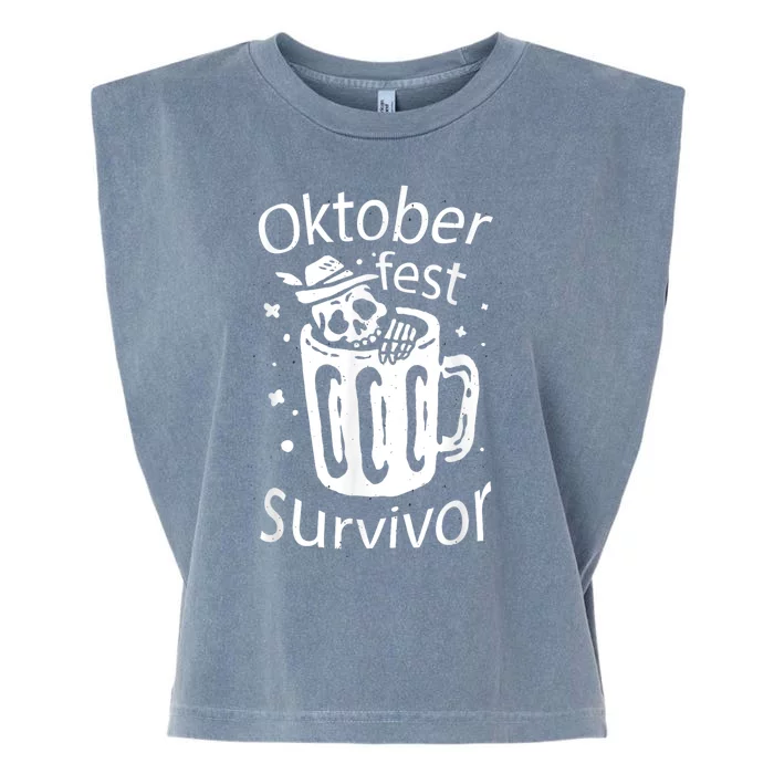 Fun Oktoberfest Design For Oktoberfest Lovers Garment-Dyed Women's Muscle Tee