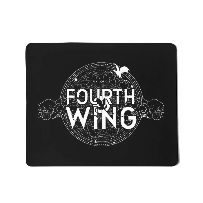 Fly Or Die Fourth Wing Funny Dragon Mousepad