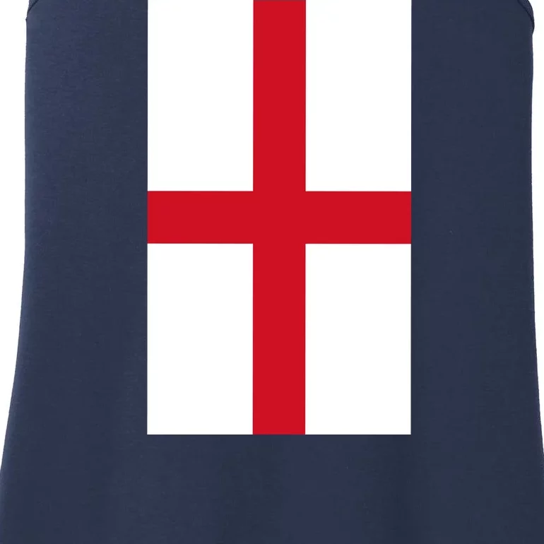 Flag Of England Ladies Essential Tank