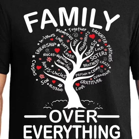 Family Over Everything Matching Family Reunion Party 2024 Pajama Set