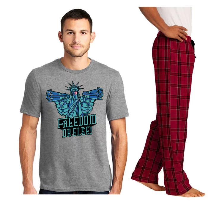 Freedom Or Else Statue Of Liberty Pajama Set