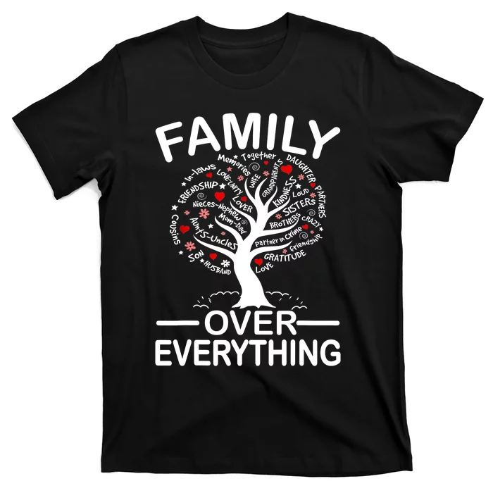 Family Over Everything Matching Family Reunion Party 2024 T-Shirt