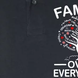 Family Over Everything Matching Family Reunion Party 2024 Softstyle Adult Sport Polo