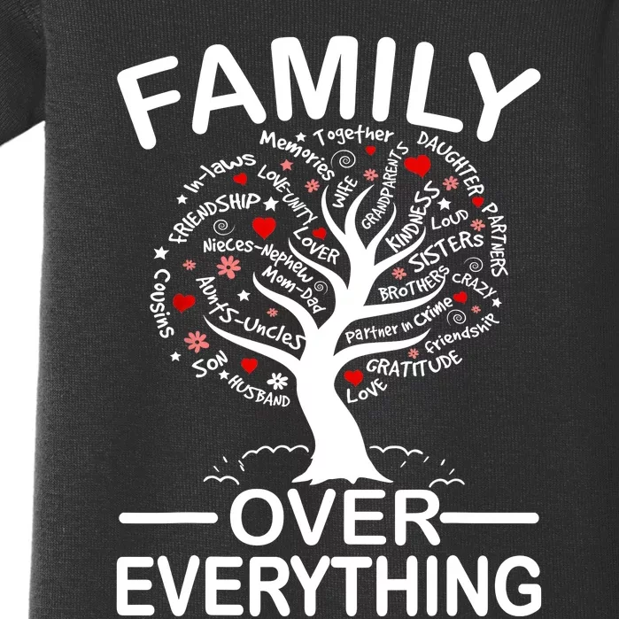 Family Over Everything Matching Family Reunion Party 2024 Baby Bodysuit