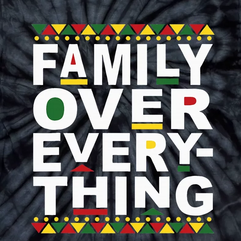 Family Over Everything Matching Reunion Family Picture Tie-Dye T-Shirt