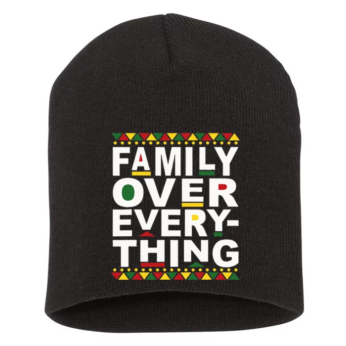 Family Over Everything Matching Reunion Family Picture Short Acrylic Beanie